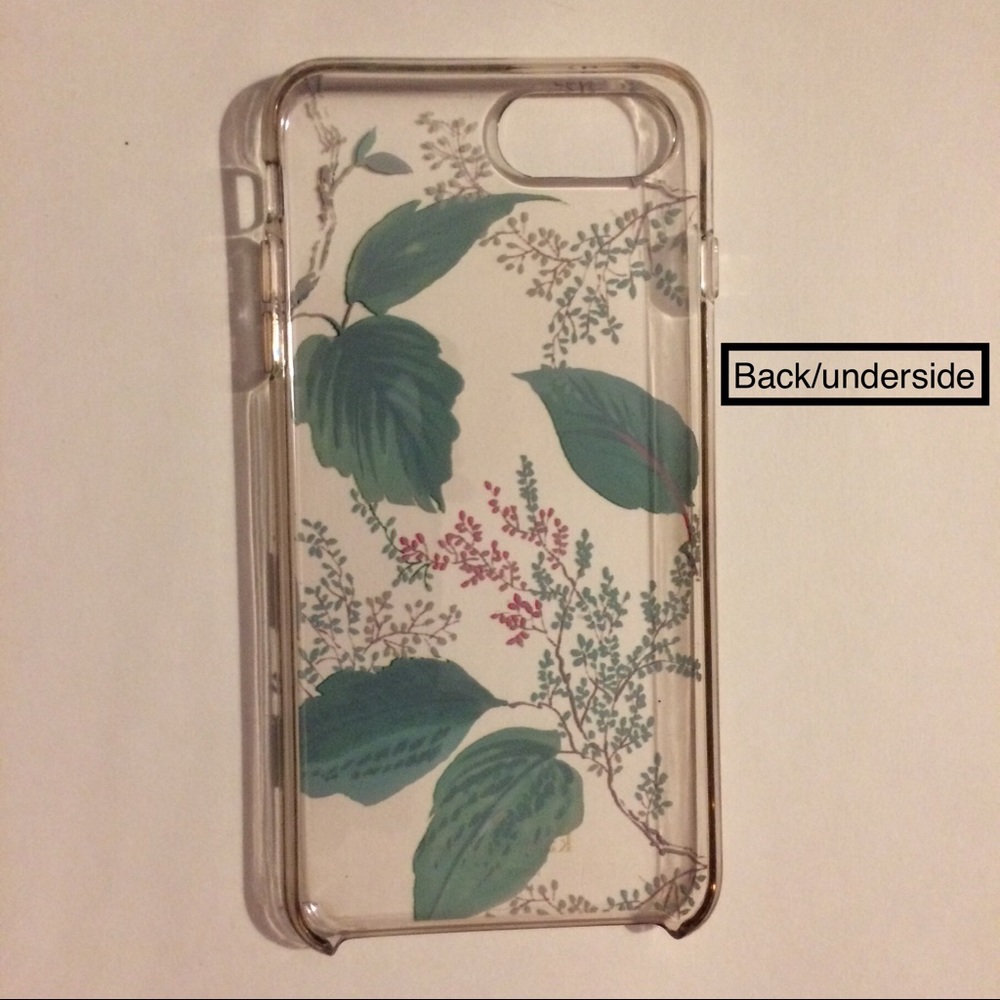 kate spade green leaves cover iPhone 6+, 7+, 8+ - Picture 3 of 8